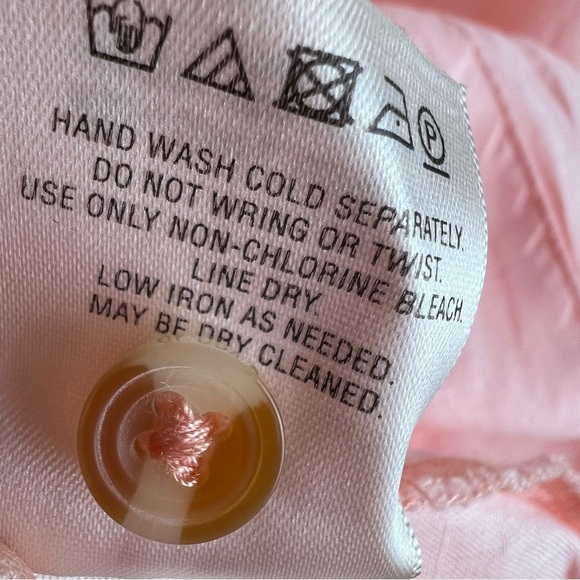 Holding Horses x Anthropologie Light Peach Linen Button-Up Size L - Picture 13 of 14